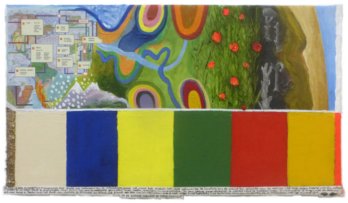 paradise, tuin, ruseler, schilderijen, art