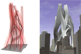 Nox, The Oblique WTC, New York, 2001