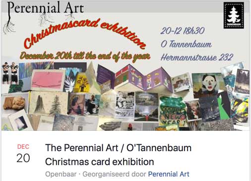 The Perennial Art / O'Tannenbaum Christmas card exhibitionThe Perennial Art / O'Tannenbaum Christmas card exhibition